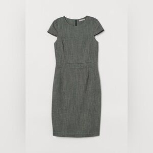 Women’s H&M Herringbone Cap Sleeve dress size 2